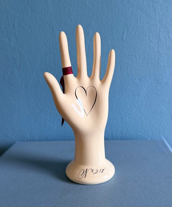 Gianna Rose Atelier Other - Vintage 1996 Gianna Rose Atelier Remember No 218 Ceramic Hand Ring Holder 8.75"